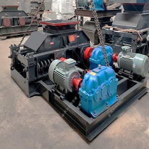 2PG800X600對輥破碎機(jī)發(fā)貨圖片_發(fā)往重慶_鵝卵石制砂