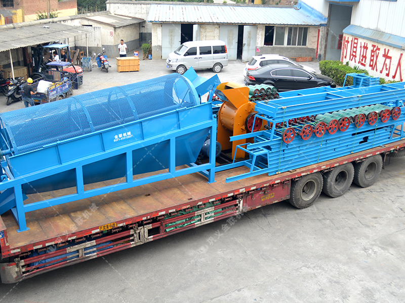 SCF88雙級破碎機,篩分機生產線發(fā)貨圖片_發(fā)往甘肅武威_破碎紅土