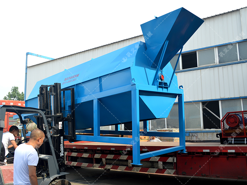 GTS1845重型無(wú)軸滾筒篩沙機(jī)發(fā)貨圖片_發(fā)往河南周口_篩砂子