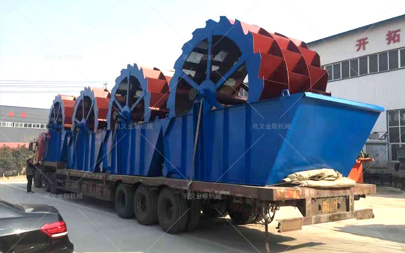 輪斗式洗砂機-輪斗洗沙機價格-小型輪式洗砂機圖紙圖片-視頻-原理參數(shù)